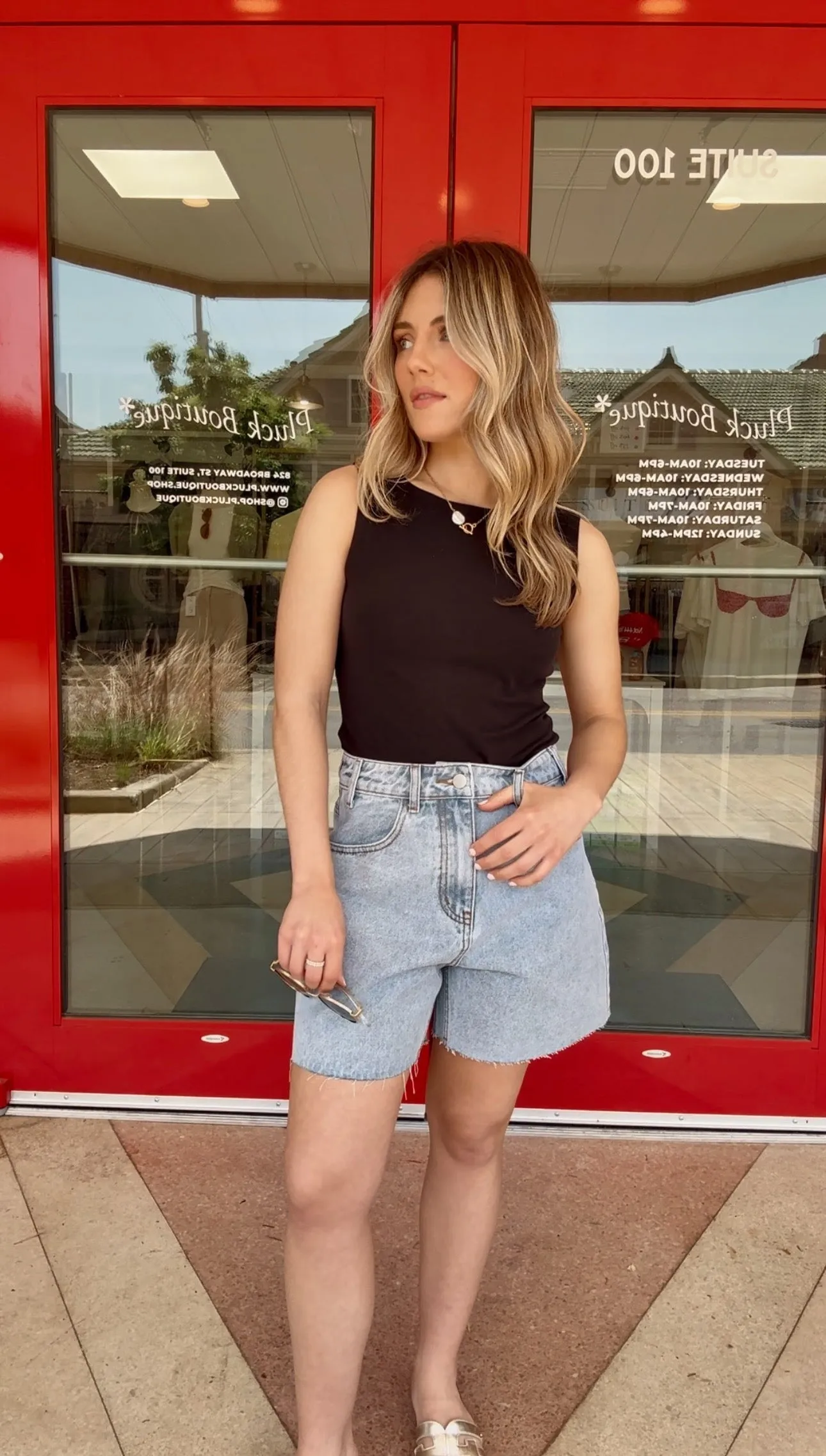 *Restock* Millie Washed Denim Shorts Lt Wash