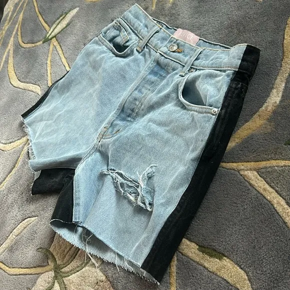 Revice Denim Two Toned Shorts