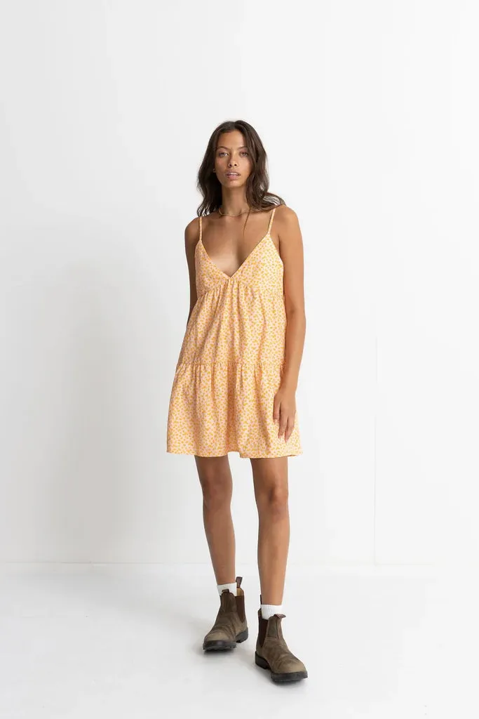 RHYTHM MARLEY FLORAL TIERRED MINI DRESS