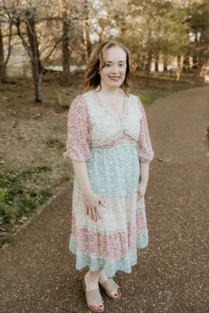 Rise to the Occasion Floral Midi Dress