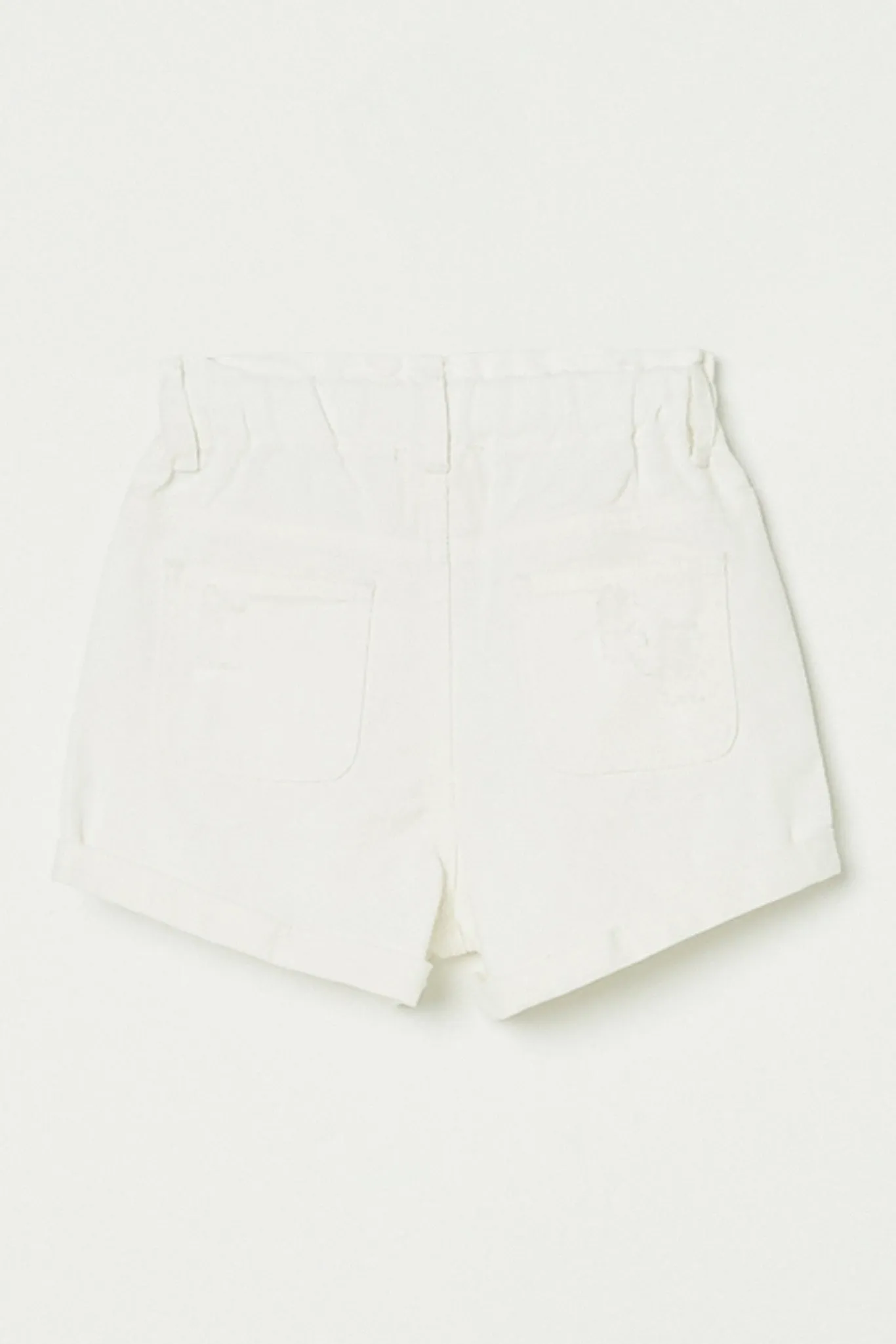 Roll Up Denim Shorts