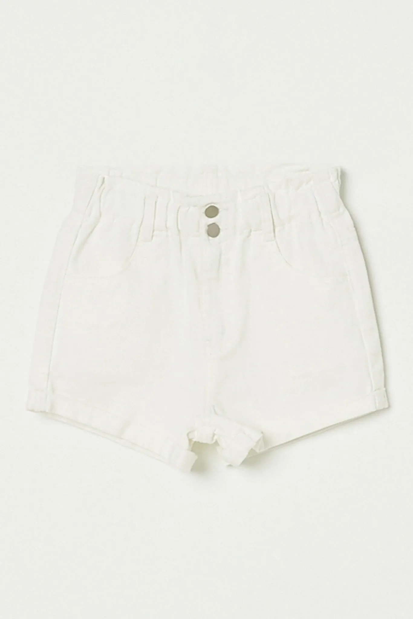 Roll Up Denim Shorts