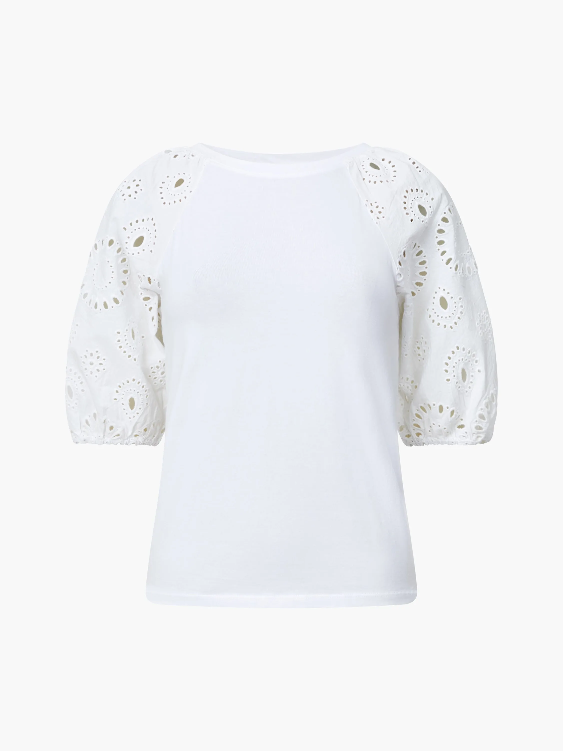 Rosana Anglaise Puff Sleeve Top