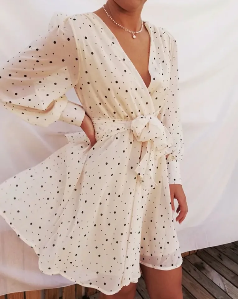 SAIA POLKA DOT DRESS
