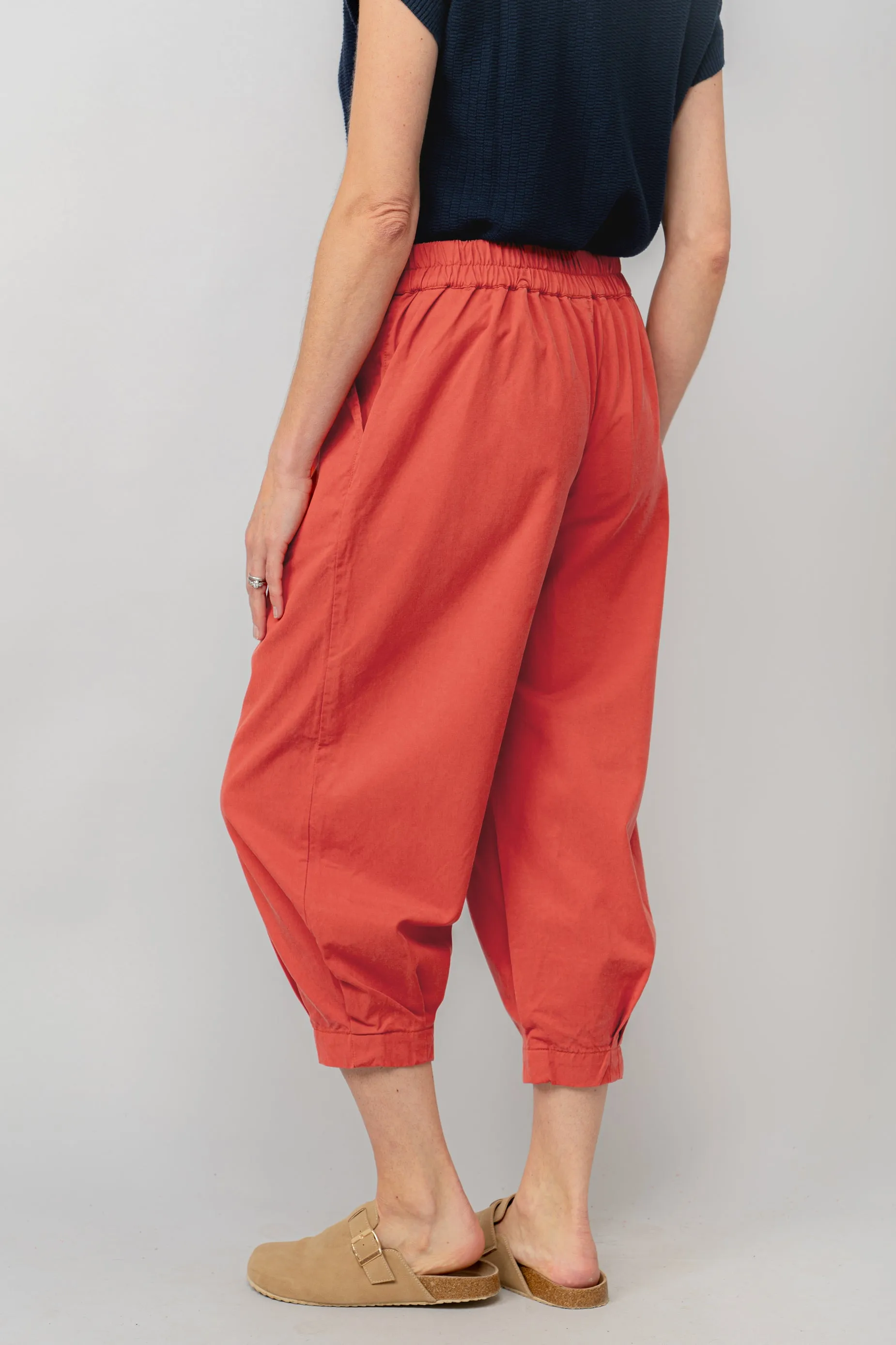 Sail Tencel Cotton Cropped Trousers