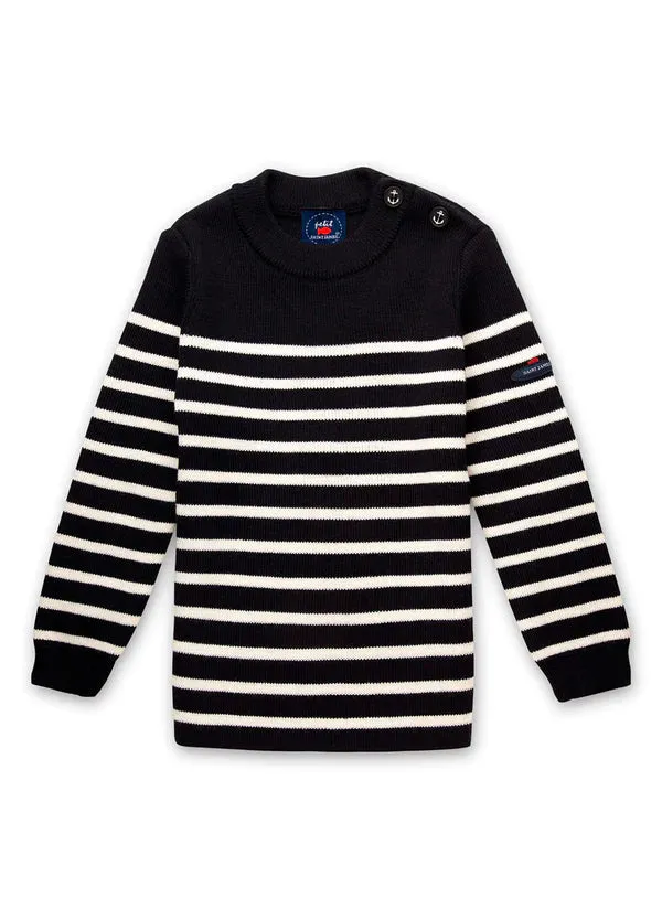 Saint James Moussaillon striped sailor jumper for kids