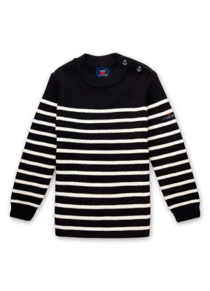 Saint James Moussaillon striped sailor jumper for kids