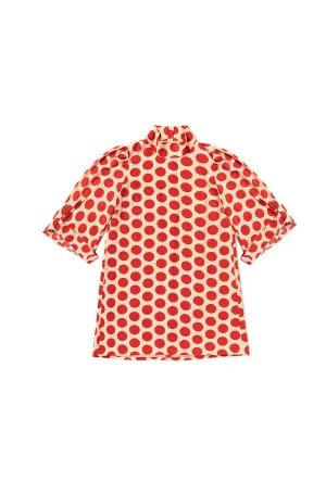SAMPLE - Bell Sleeve Mod Dress - Big Dot