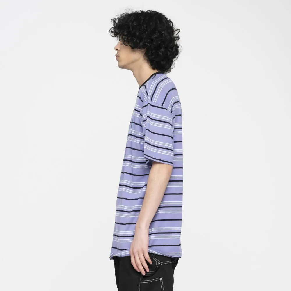 Santa Cruz Custom T-Shirt Mini Hand Stripe T-Shirt - Digital Lavender Stripe