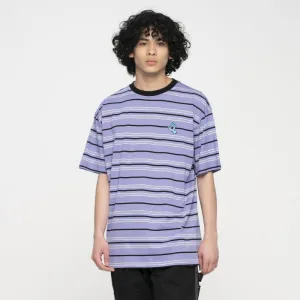 Santa Cruz Custom T-Shirt Mini Hand Stripe T-Shirt - Digital Lavender Stripe