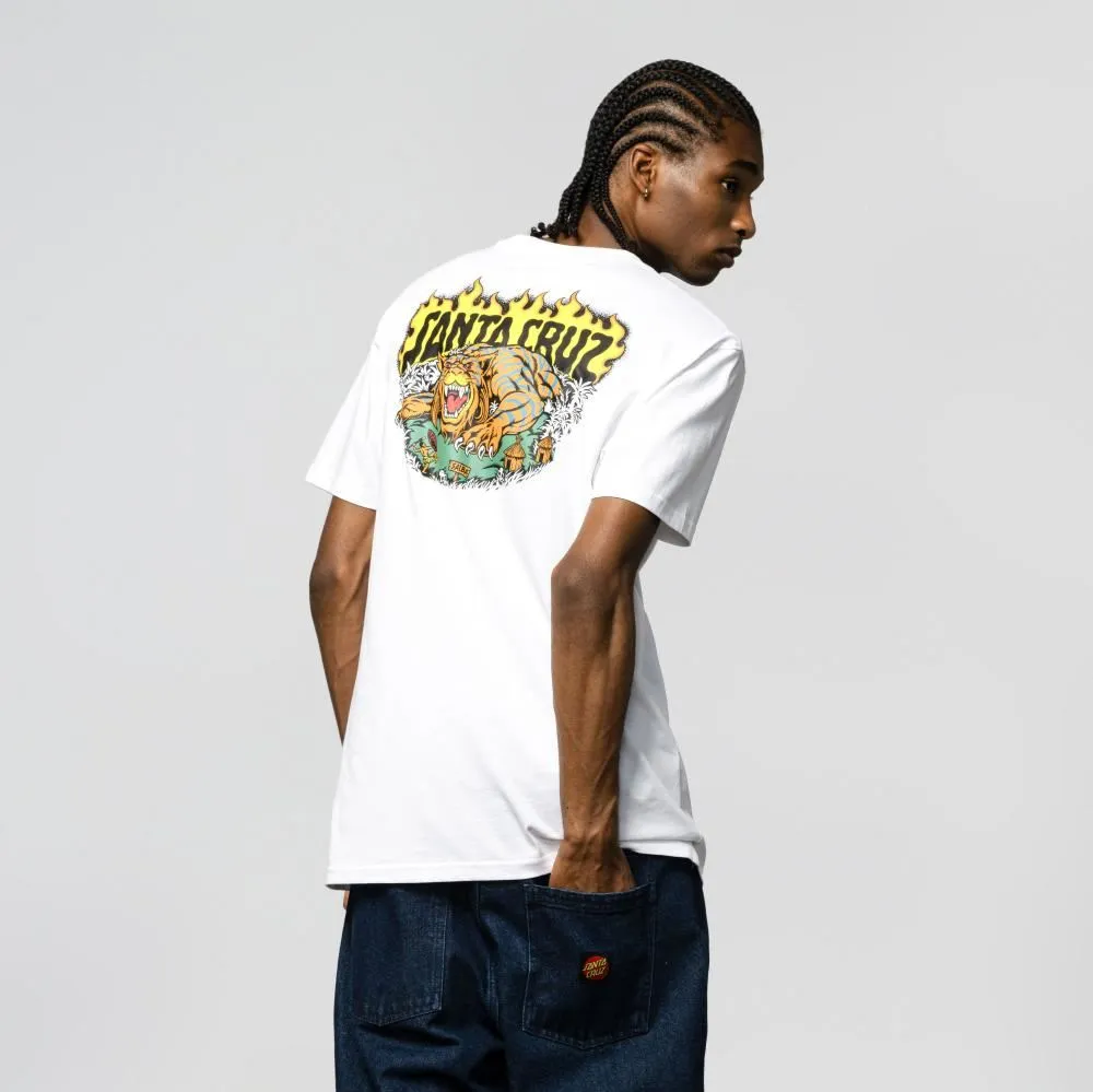 Santa Cruz T-Shirt Salba Tiger Redux - White