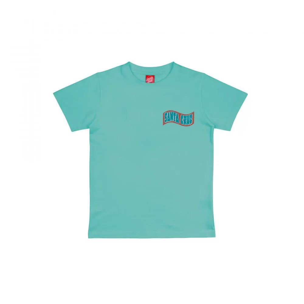 Santa Cruz Youth T-Shirt Youth Roskopp Voodoo Room - Pool Blue