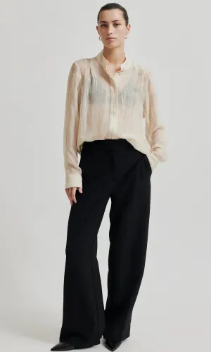 Second Female Fique Trousers - Black