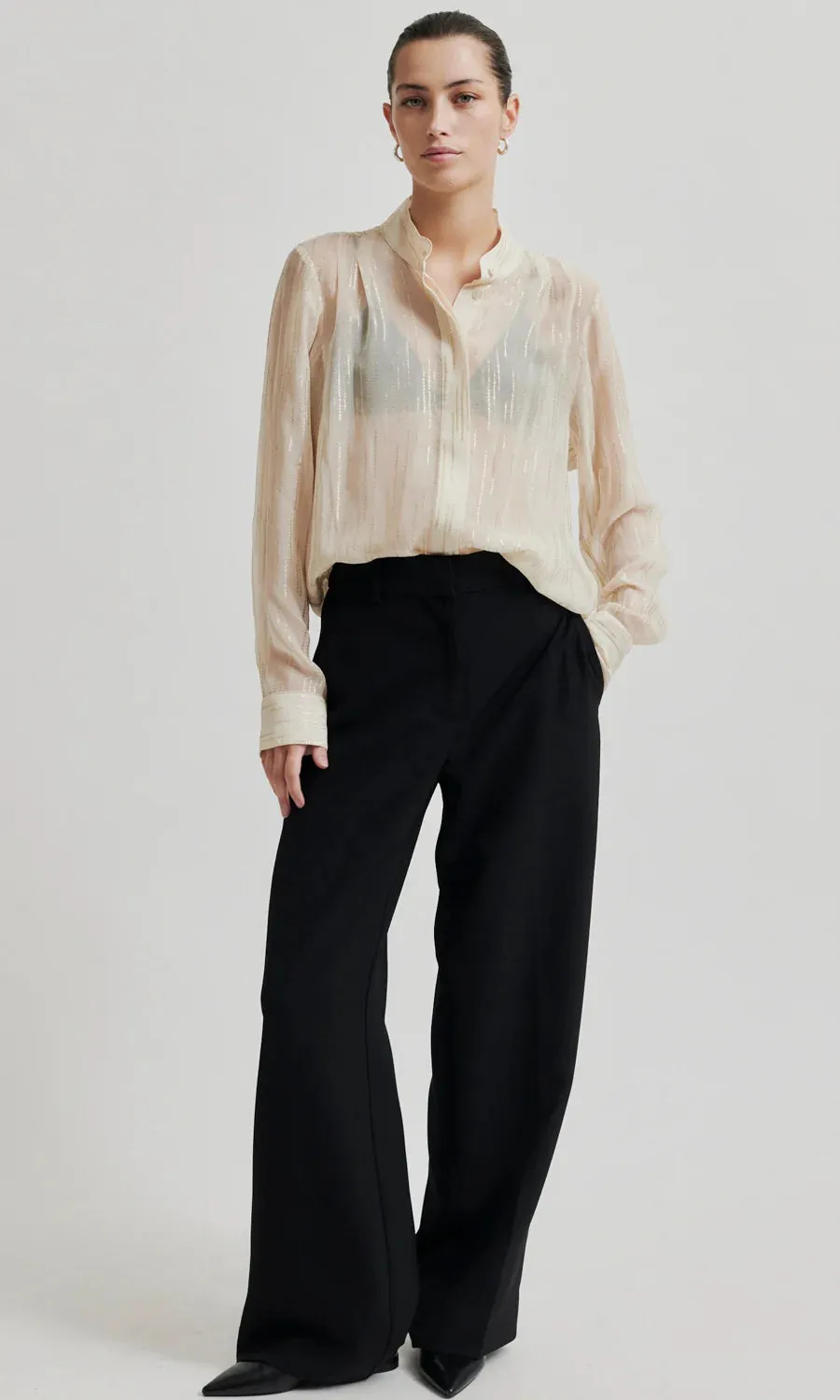 Second Female Fique Trousers - Black