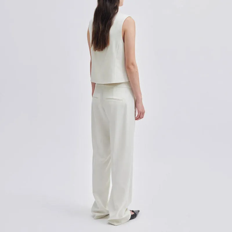 SECOND FEMALE Kaleem Suit Trousers in Vaporous White