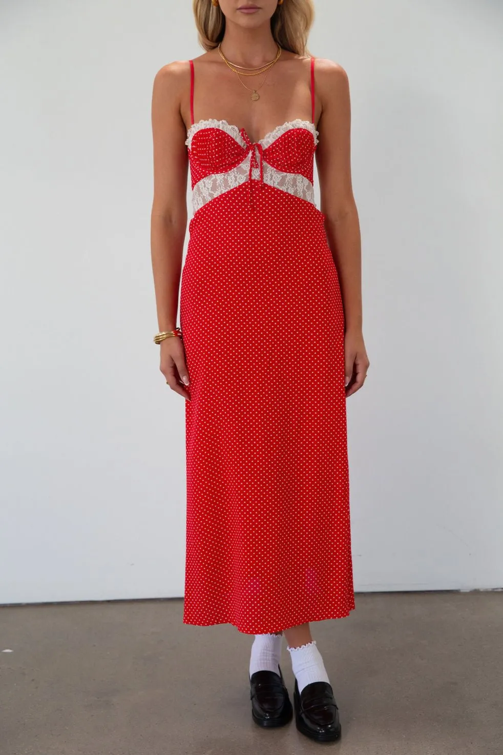 Seeing Spots Maxi Dress