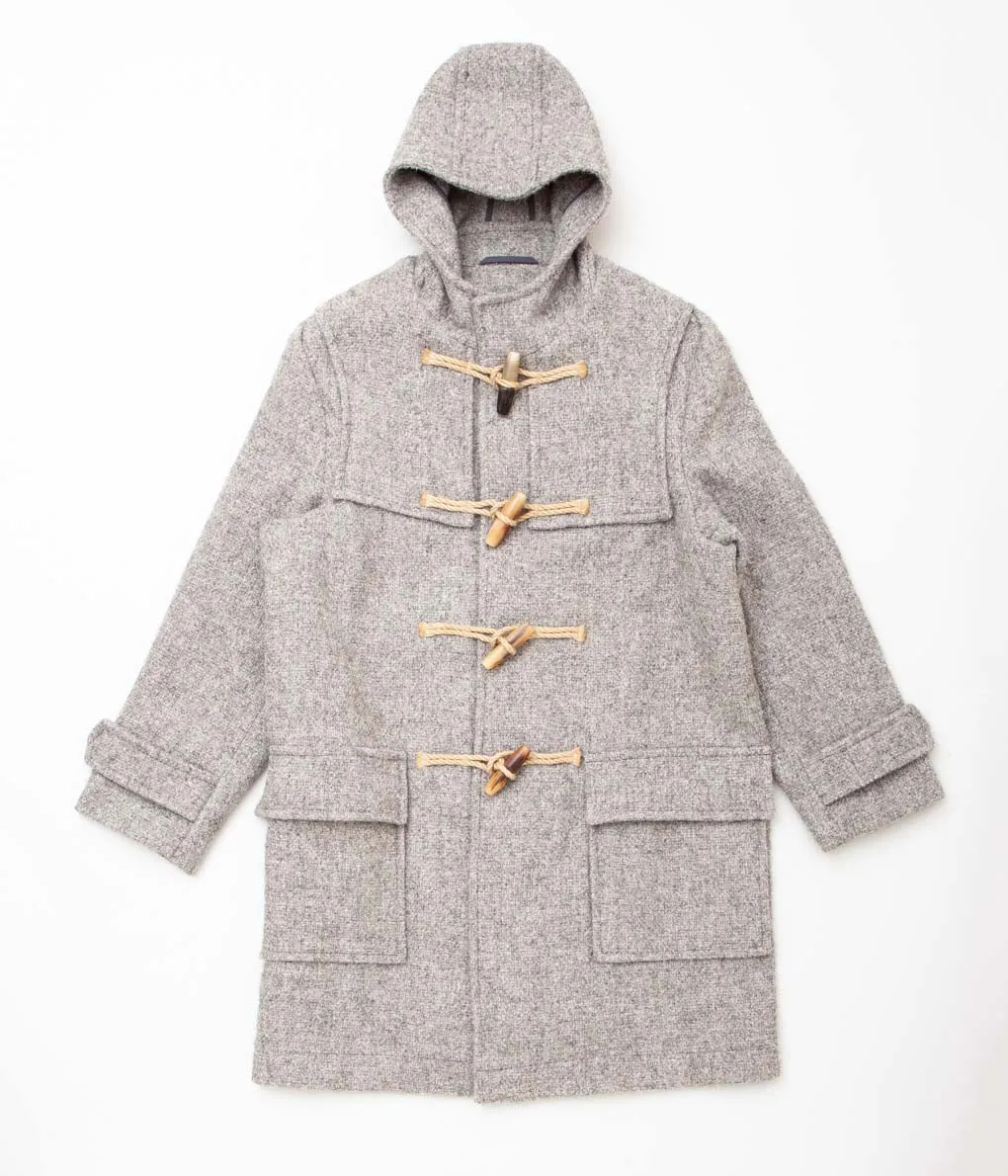 S.E.H KELLY "DUFFLE COAT (HERDWICK TWEED DUFFLE COAT)" (LIGHT SHEEP)