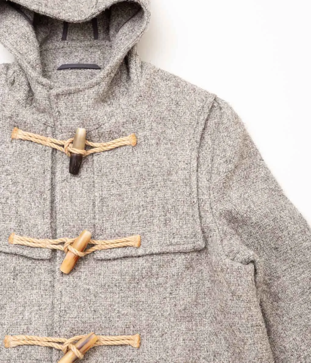 S.E.H KELLY "DUFFLE COAT (HERDWICK TWEED DUFFLE COAT)" (LIGHT SHEEP)