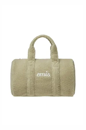 SHEARLING DUFFLE BAG-BEIGE