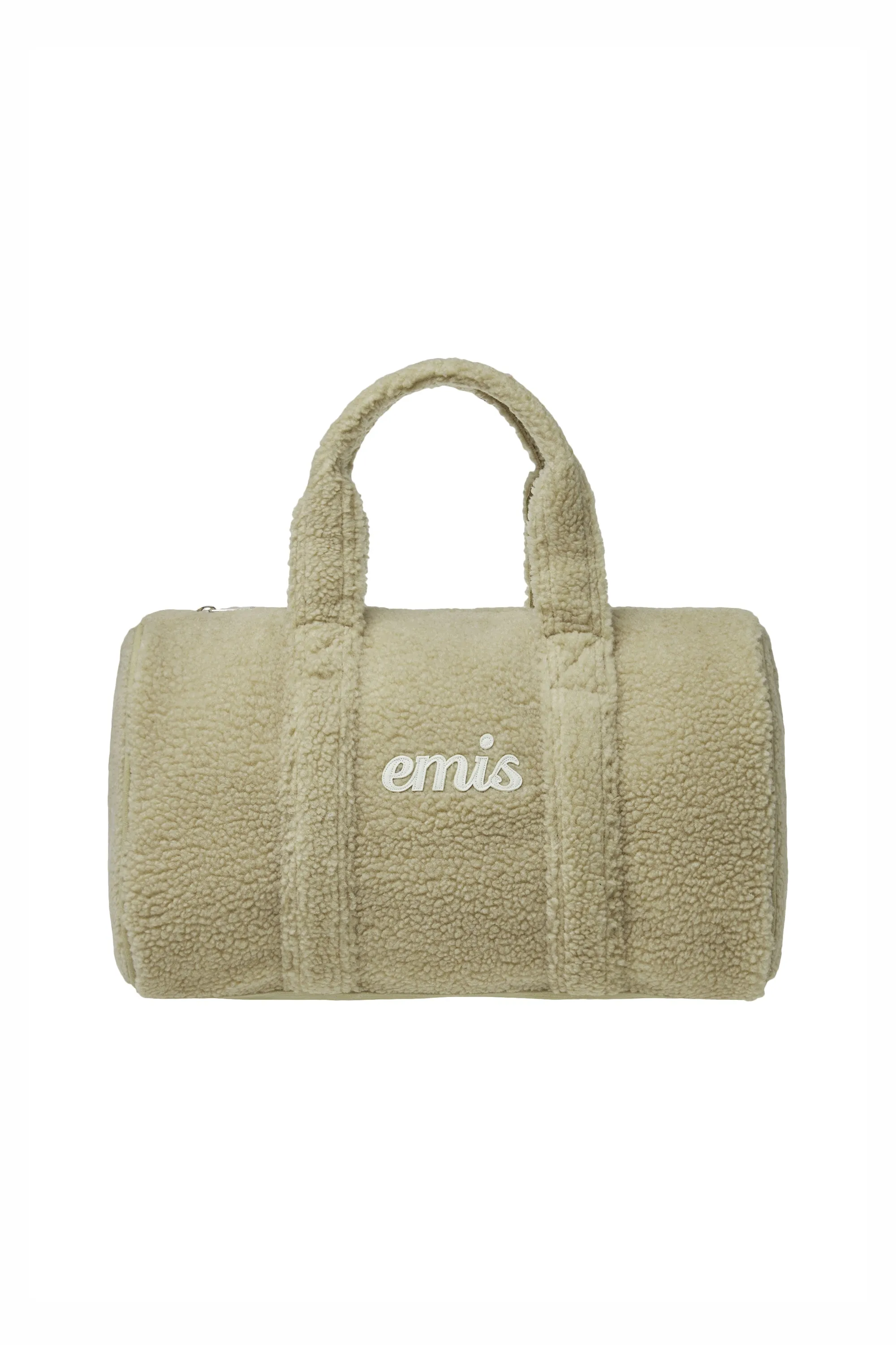 SHEARLING DUFFLE BAG-BEIGE