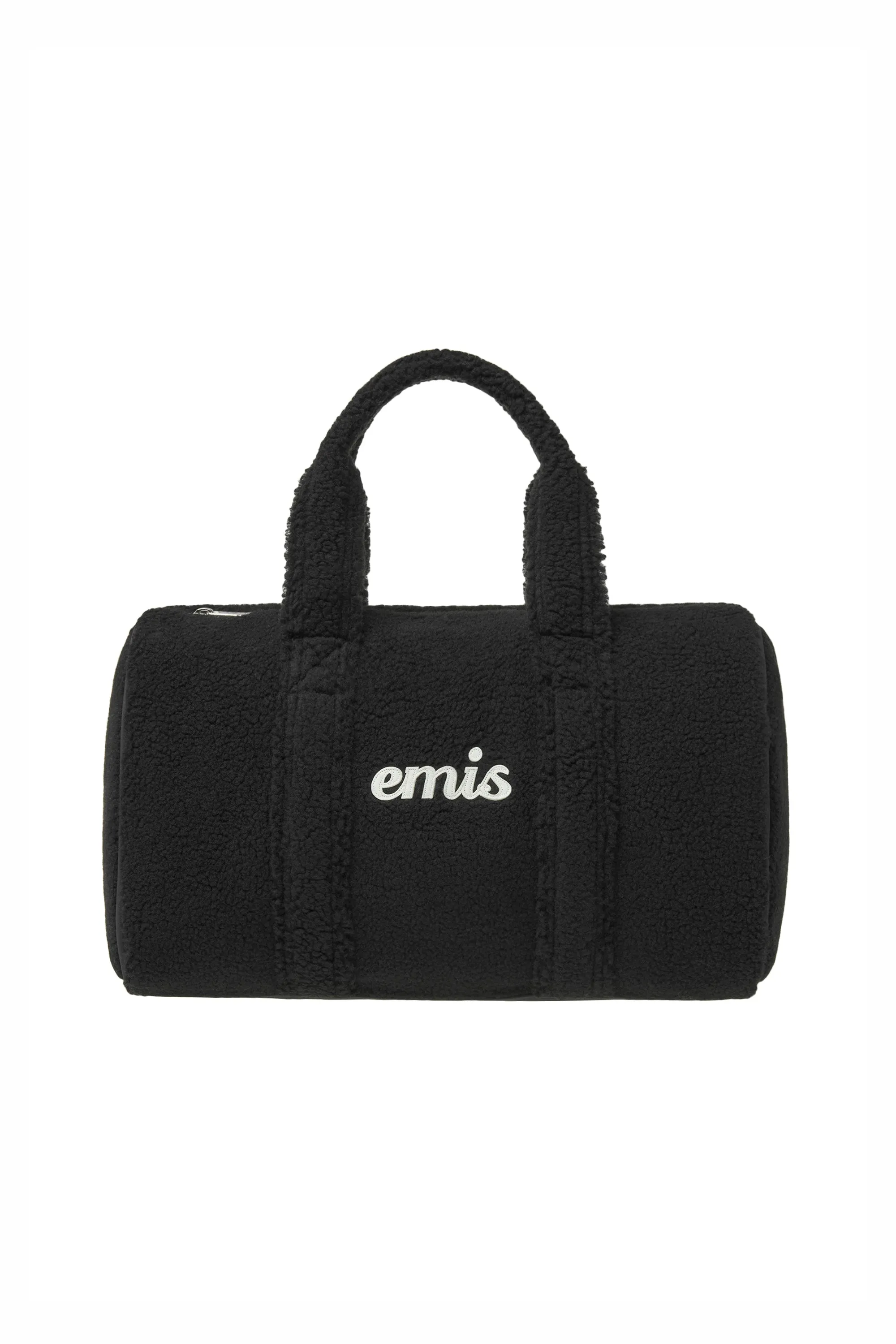 SHEARLING DUFFLE BAG-BLACK