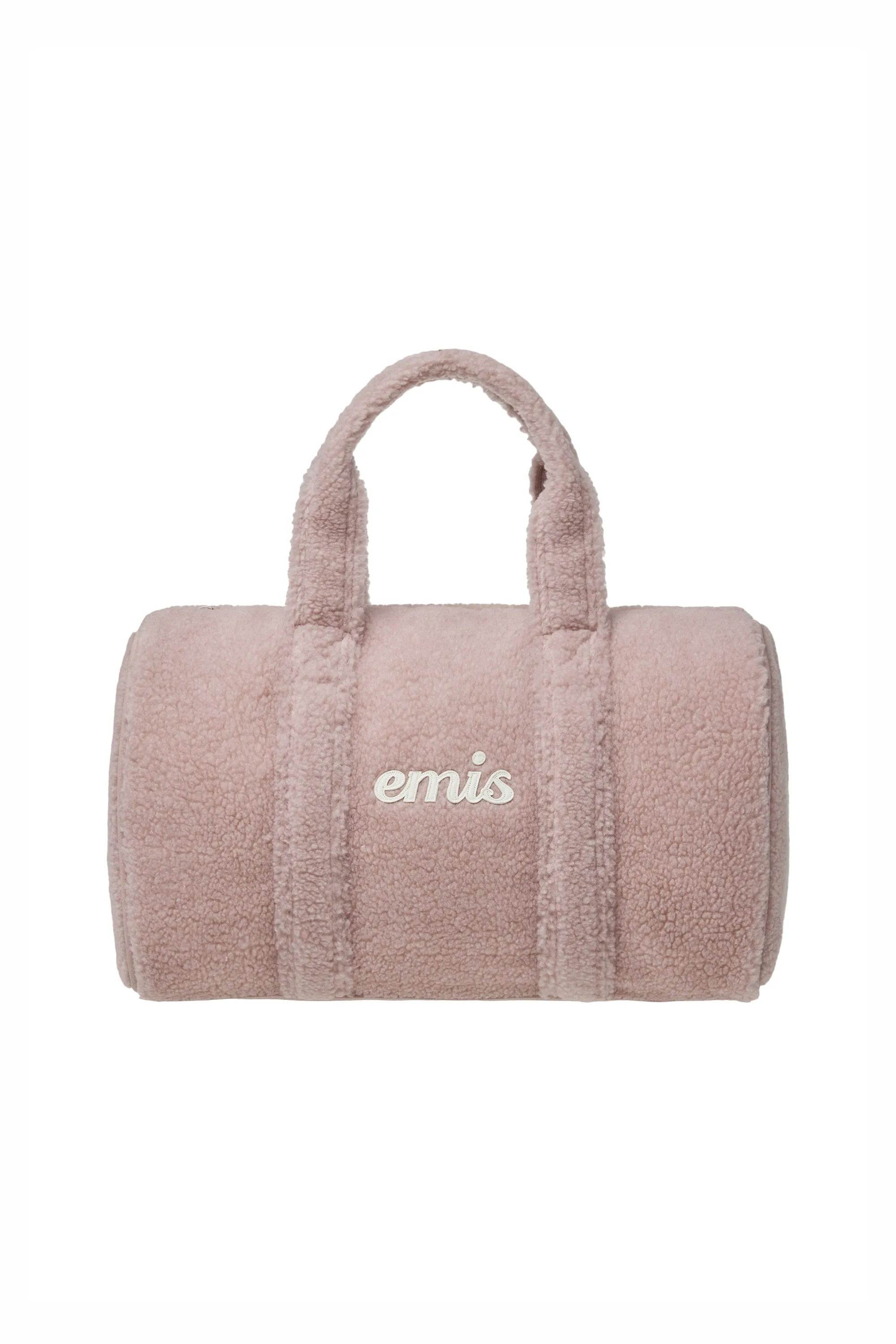 SHEARLING DUFFLE BAG-PINK