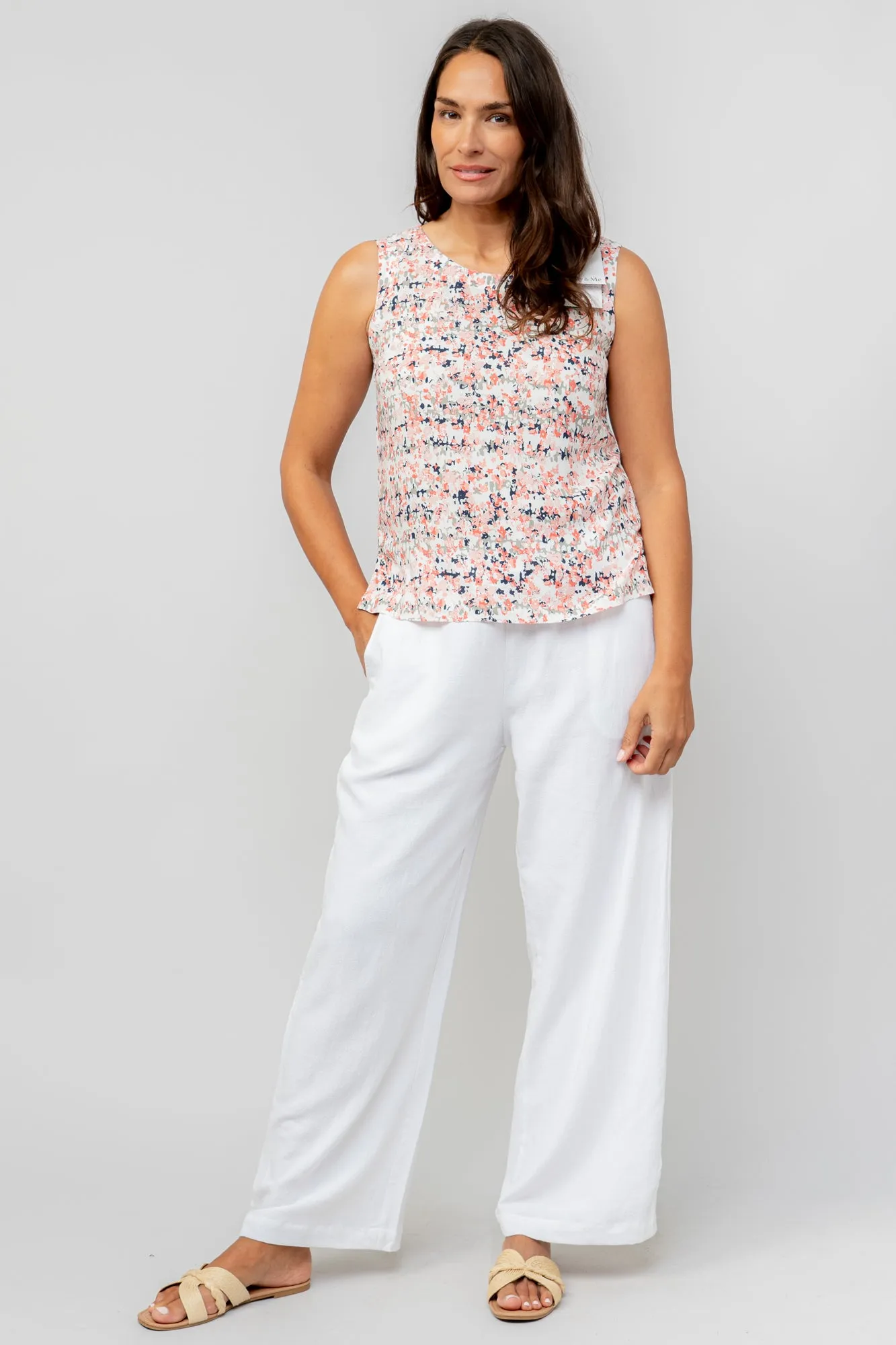 Shell Ditsy Print Vest
