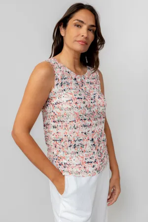 Shell Ditsy Print Vest
