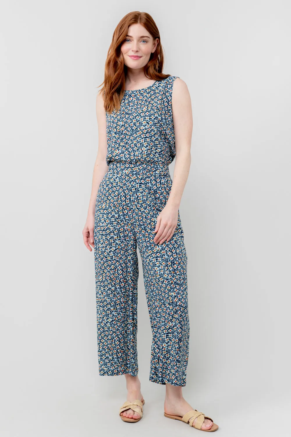 Shell Ditsy Print Vest