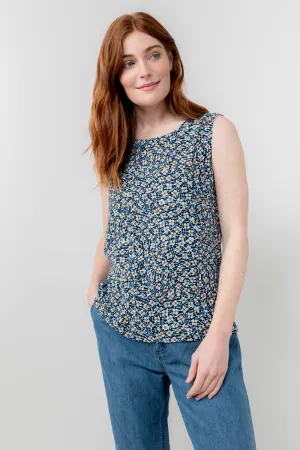 Shell Ditsy Print Vest