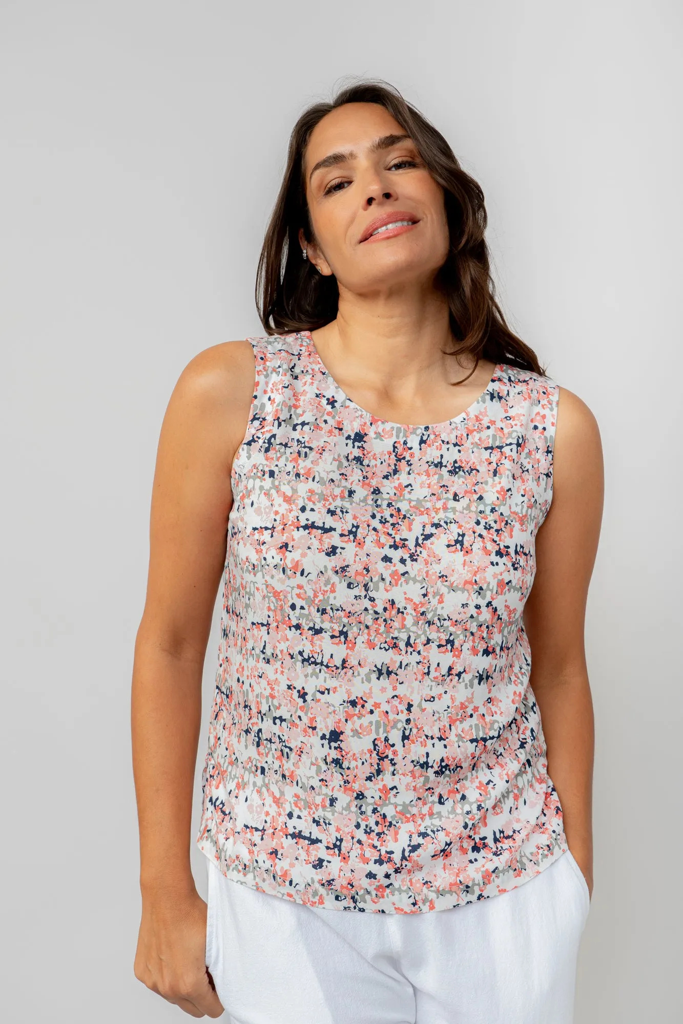 Shell Ditsy Print Vest