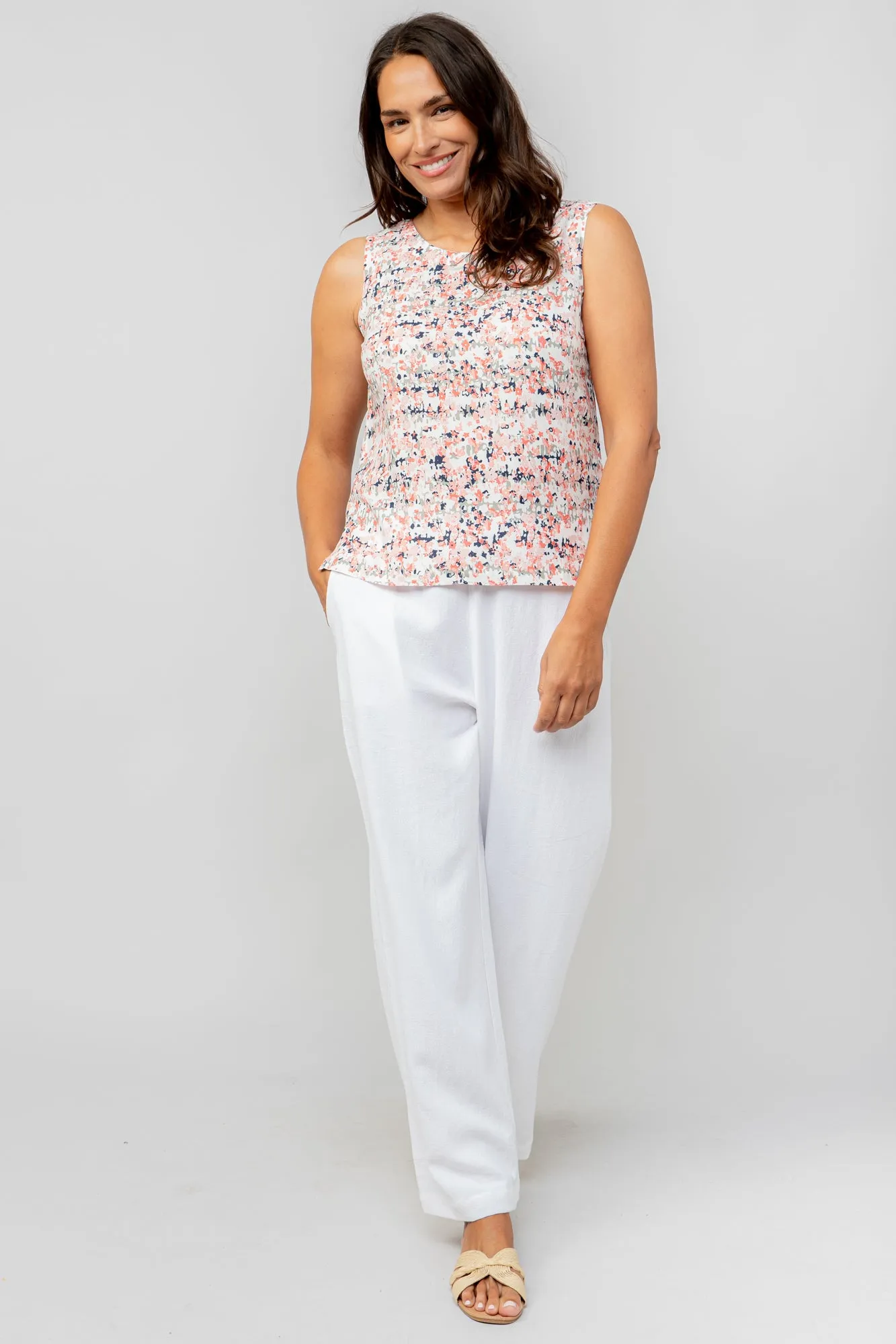 Shell Ditsy Print Vest