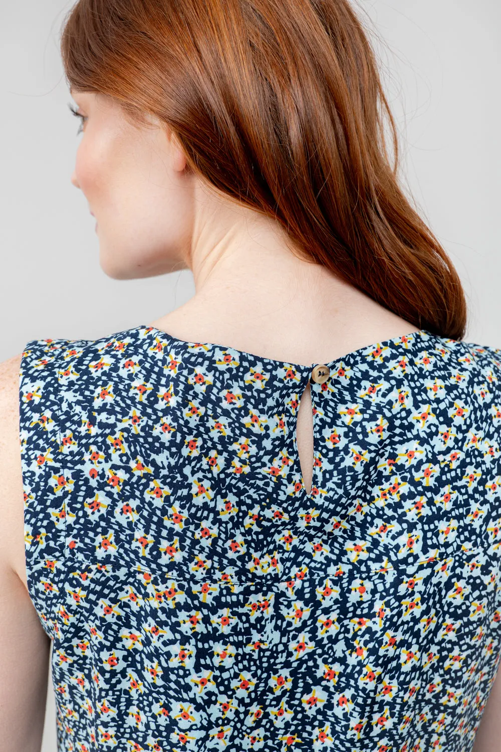 Shell Ditsy Print Vest