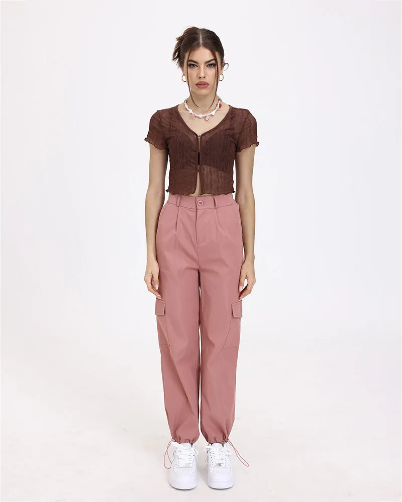 Slouch High Waisted Trousers