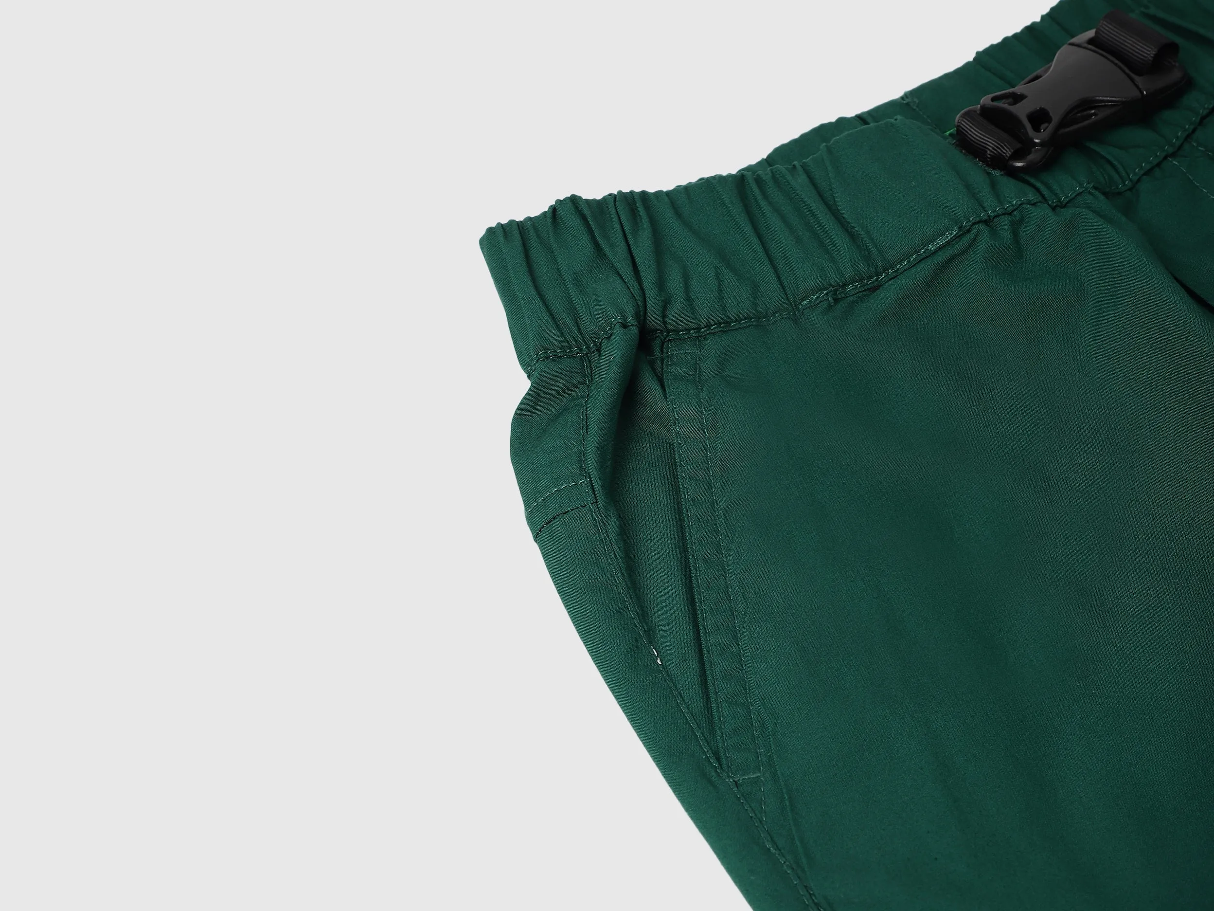 Solid Regular Fit Utility Shorts
