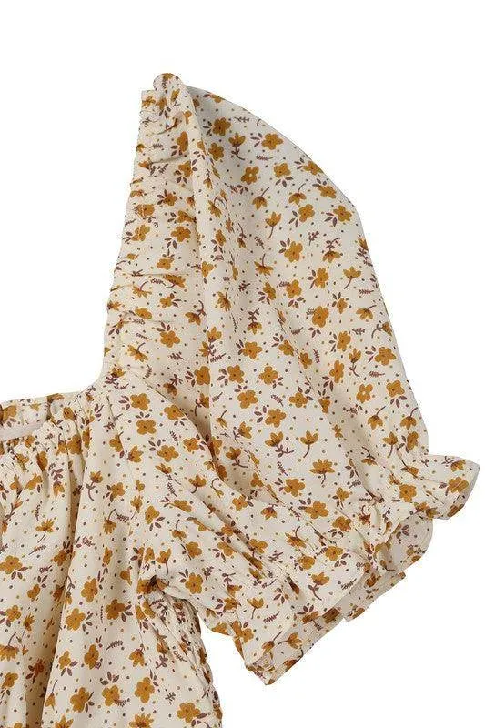 Ss Puff Dressy Top