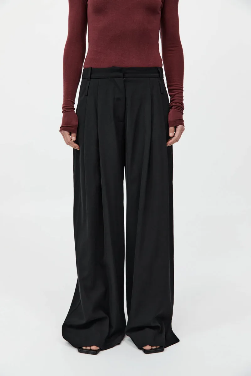 St Agni | Double Loop Pants - Black
