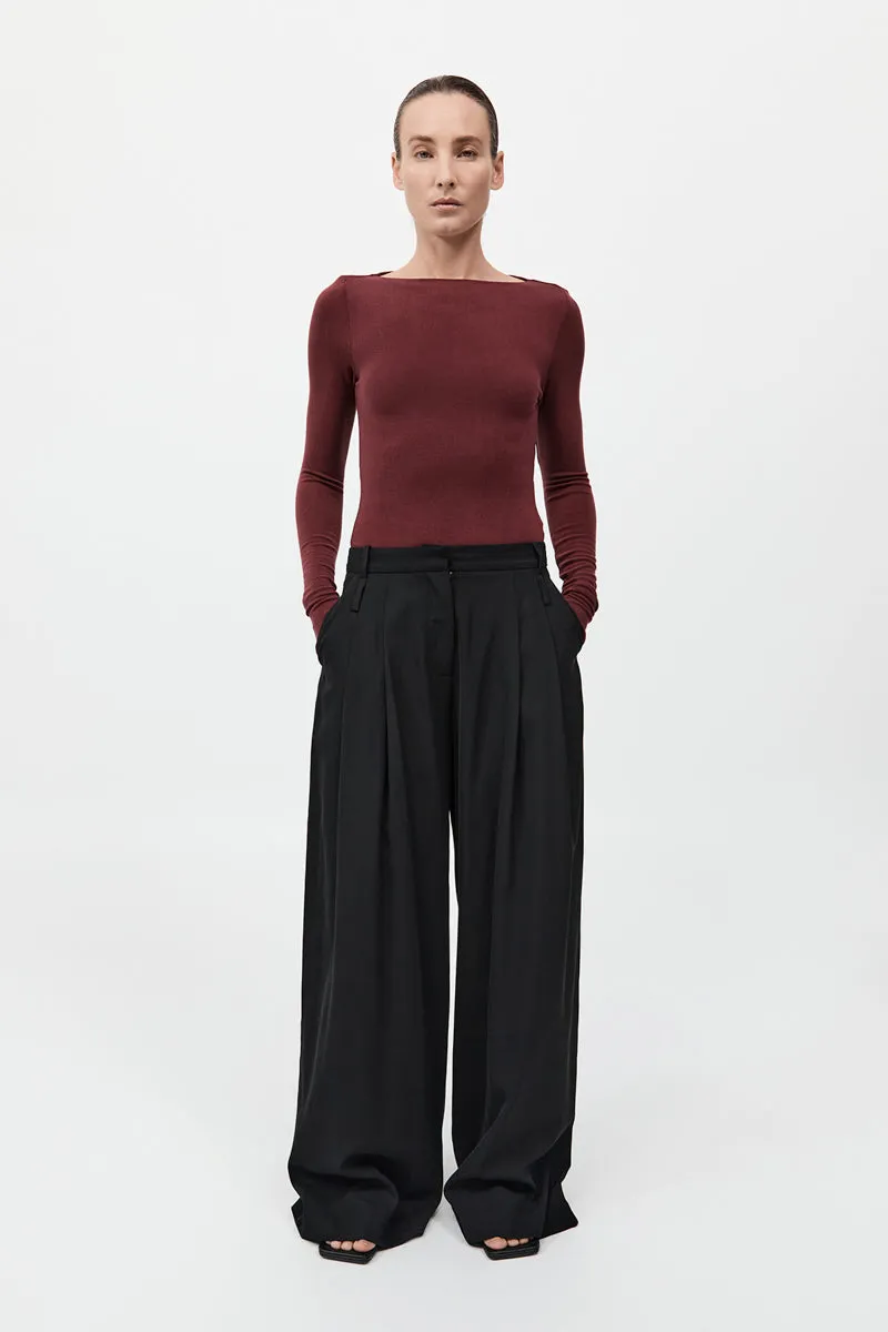 St Agni | Double Loop Pants - Black