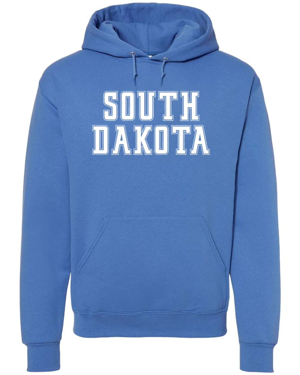 Statement - South Dakota - Lightweight Hoodie Periwinkle Blue