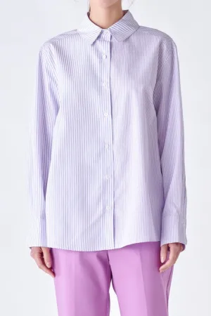 Stripe Color Block Shirt