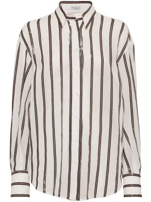 Striped cotton shirt