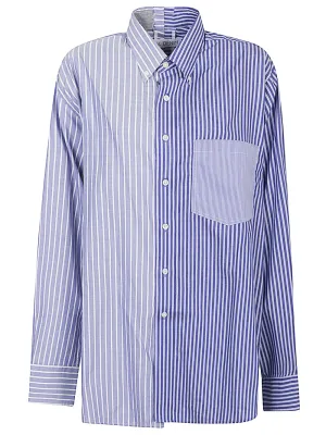 Striped denim shirt