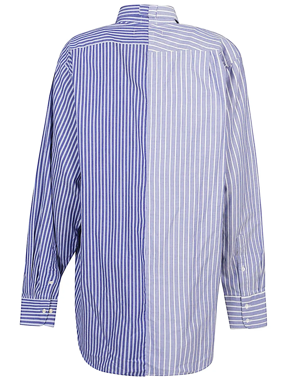 Striped denim shirt