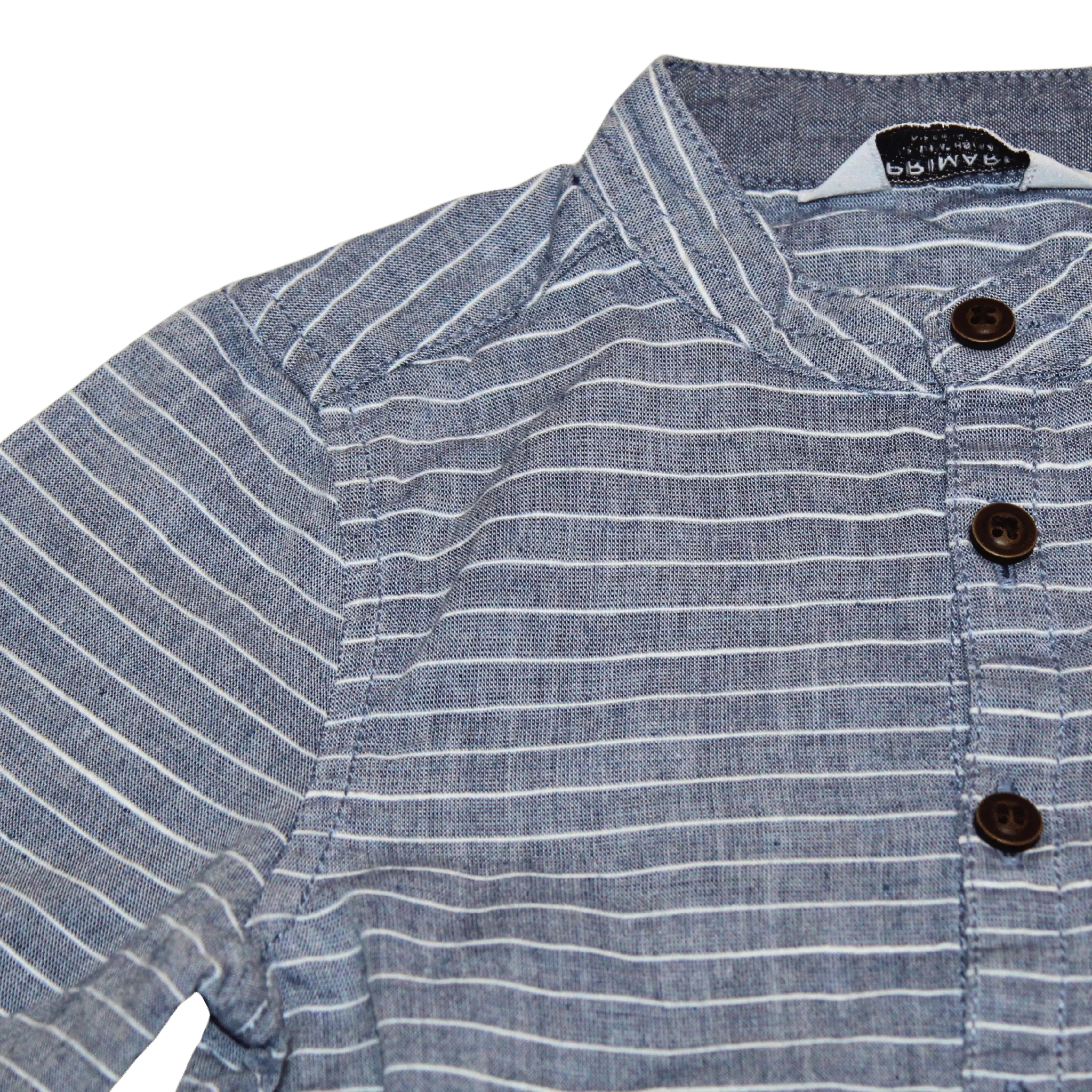 Striped Grandad Shirt