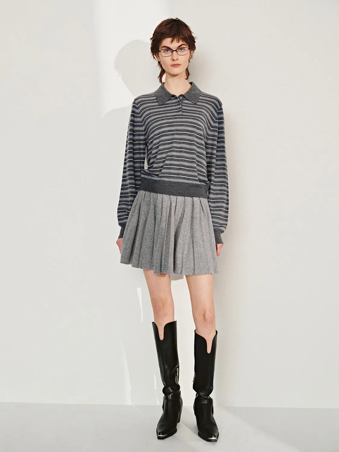 Striped Knitted T-Shirts