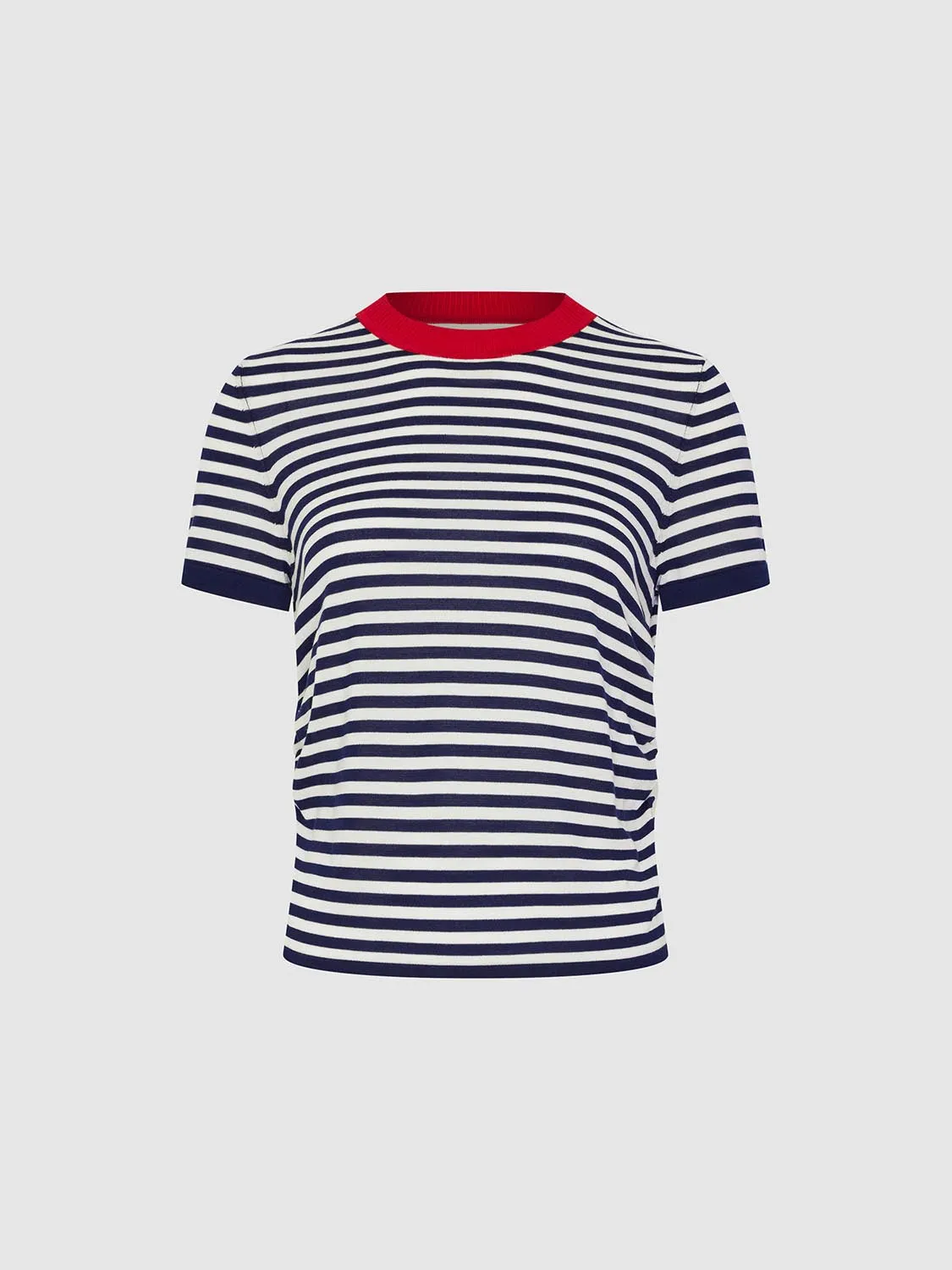 Striped Knitted T-Shirts