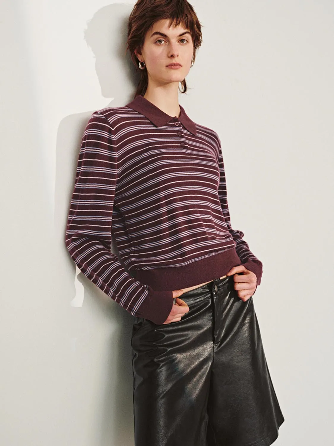 Striped Knitted T-Shirts