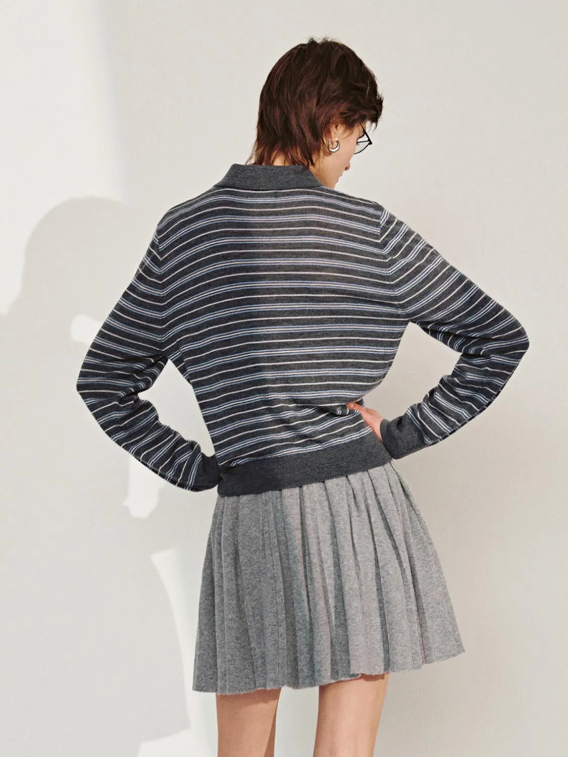 Striped Knitted T-Shirts