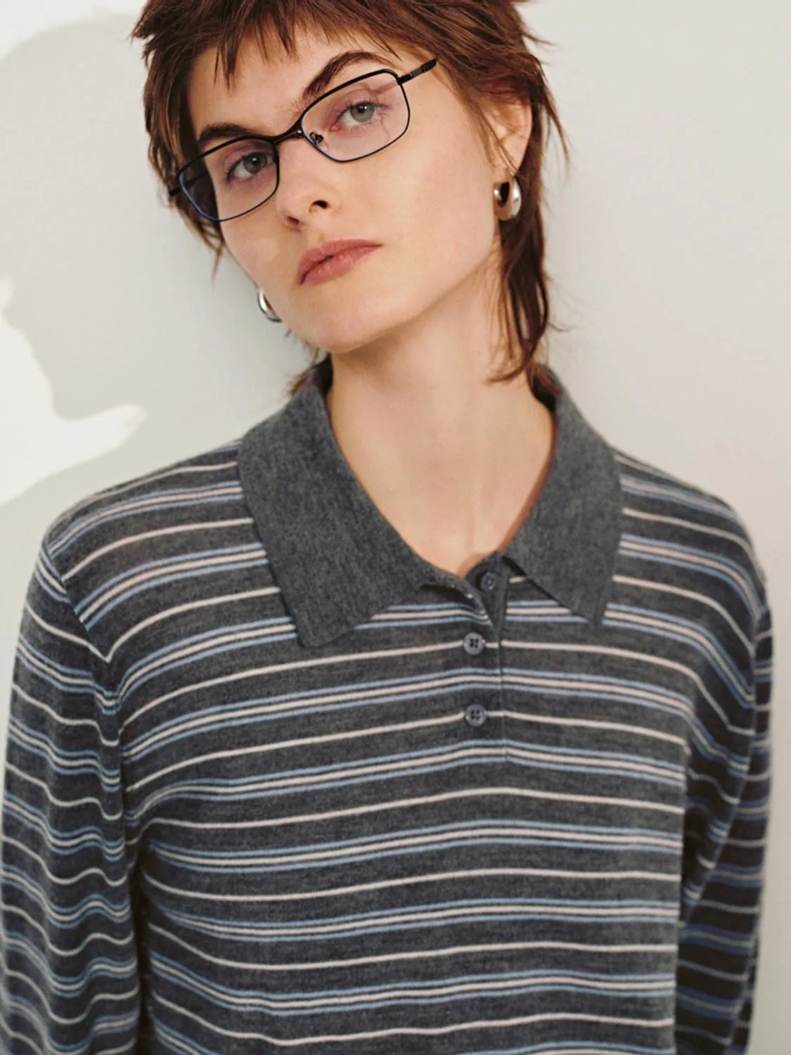 Striped Knitted T-Shirts