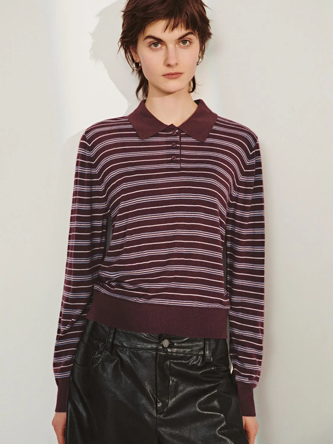 Striped Knitted T-Shirts